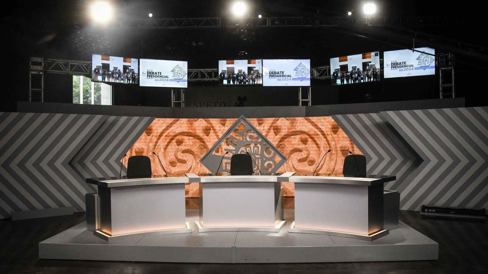 Últimos detalles para el tercer debate presidencial 2024