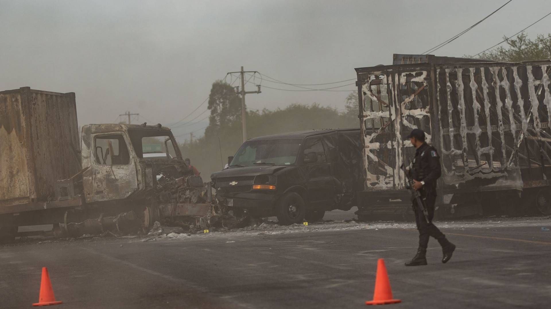 La violencia comenzó a incrementar desde el pasado domingo debido a una balacera entre el crimen organizado y policías