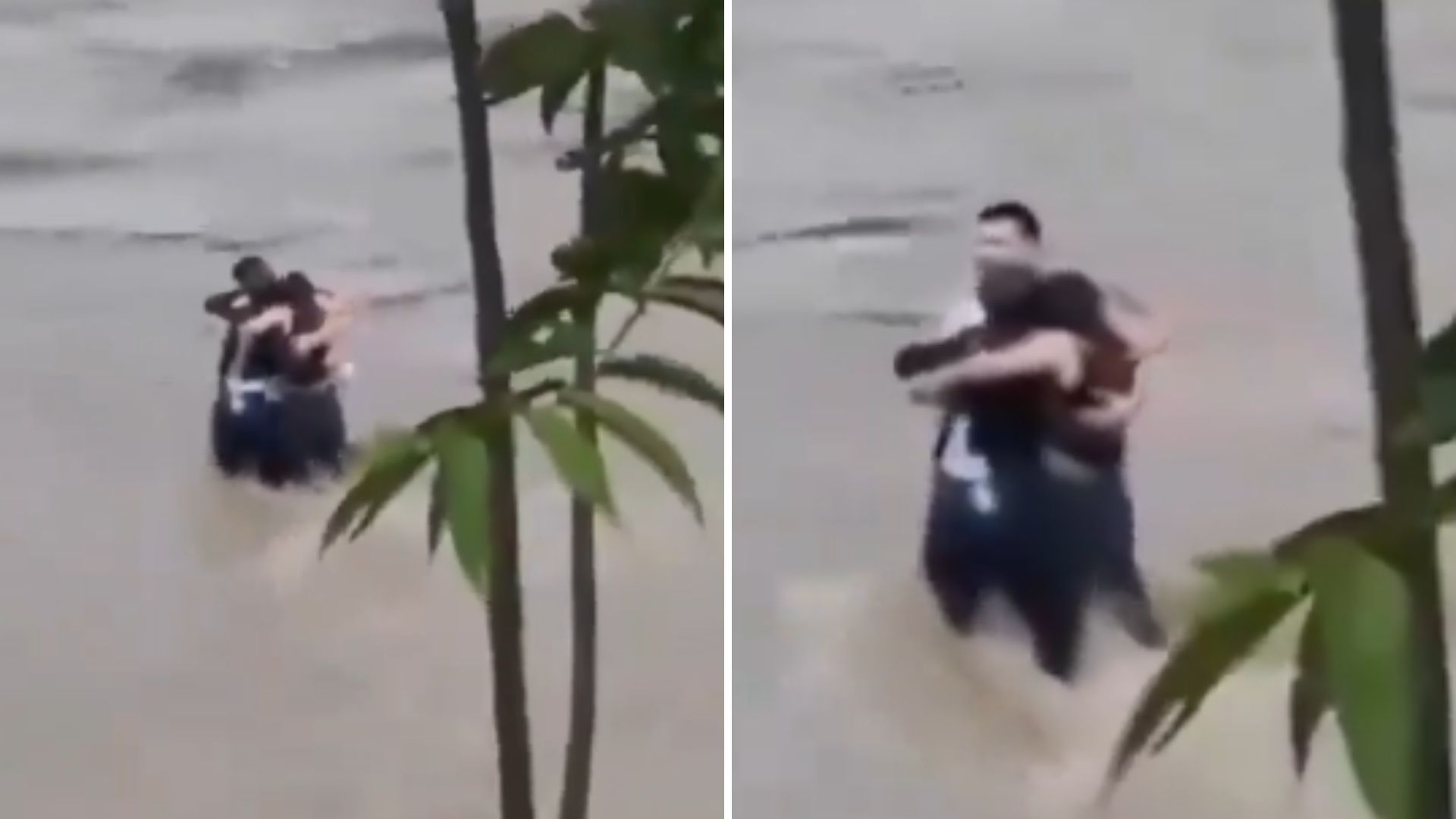 Video: Amigos Se Abrazan Antes de Morir Ahogados en Inundación 