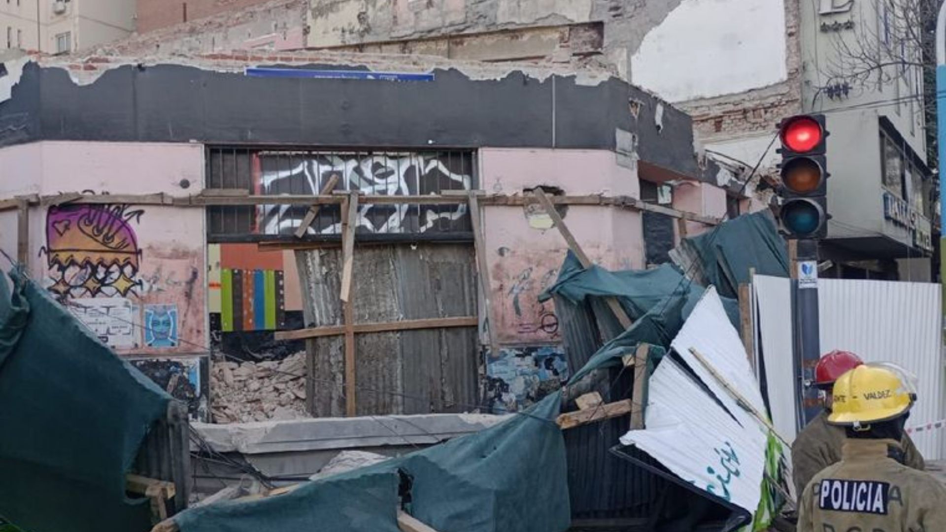 Video Momento Exacto Derrumbe Tucumán Argentina; Reportan Heridos Caída Edificio