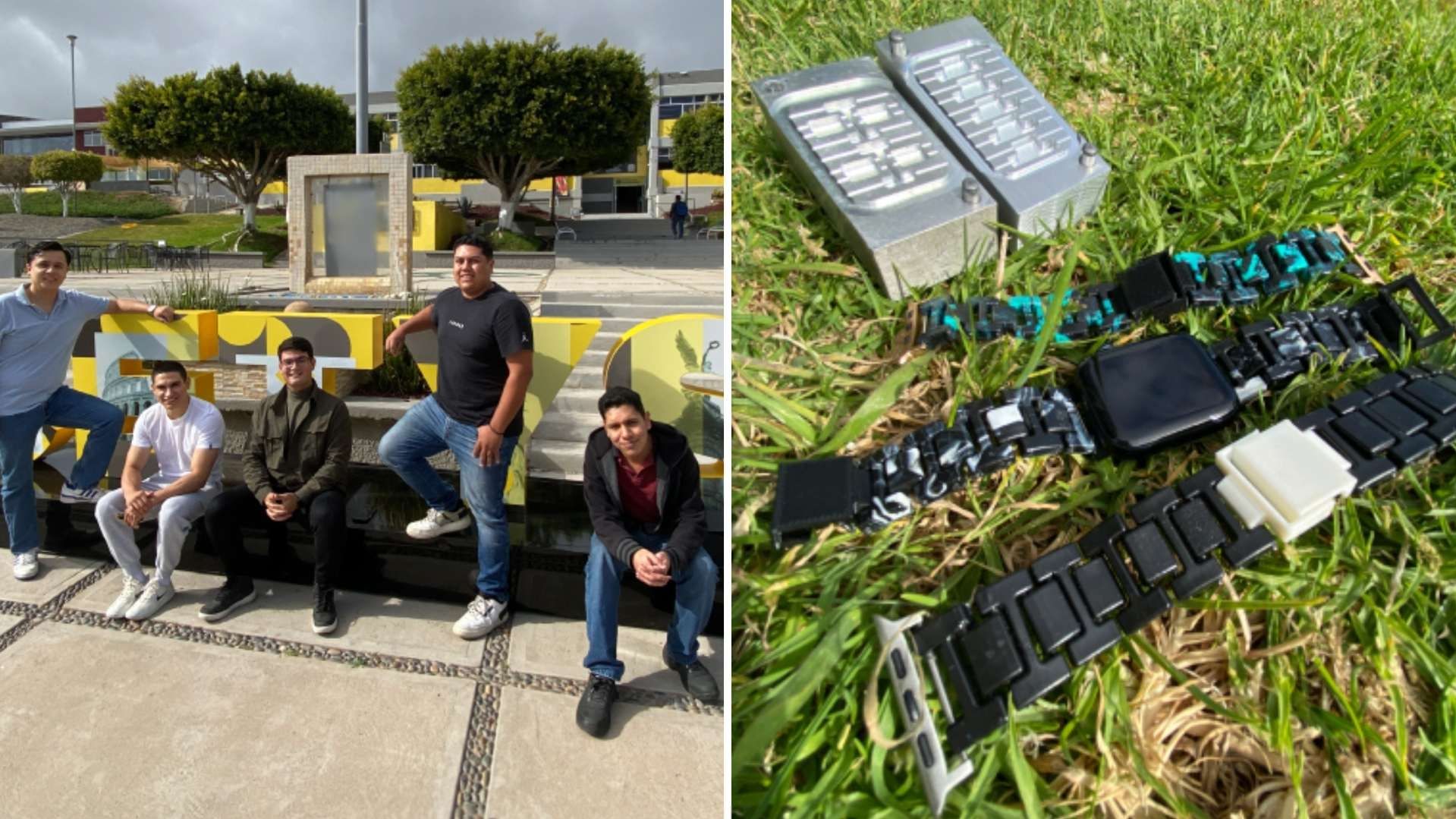 Estudiantes de Ensenada crean correas recicladas para relojes inteligentes