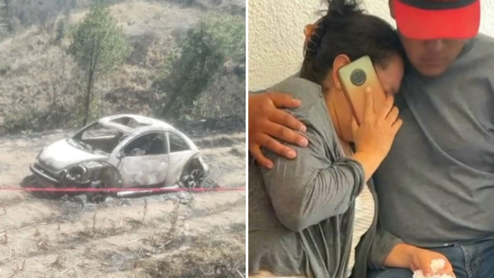 Logran rescatar a maestra que fue secuestrada en Huejotzingo, Puebla.