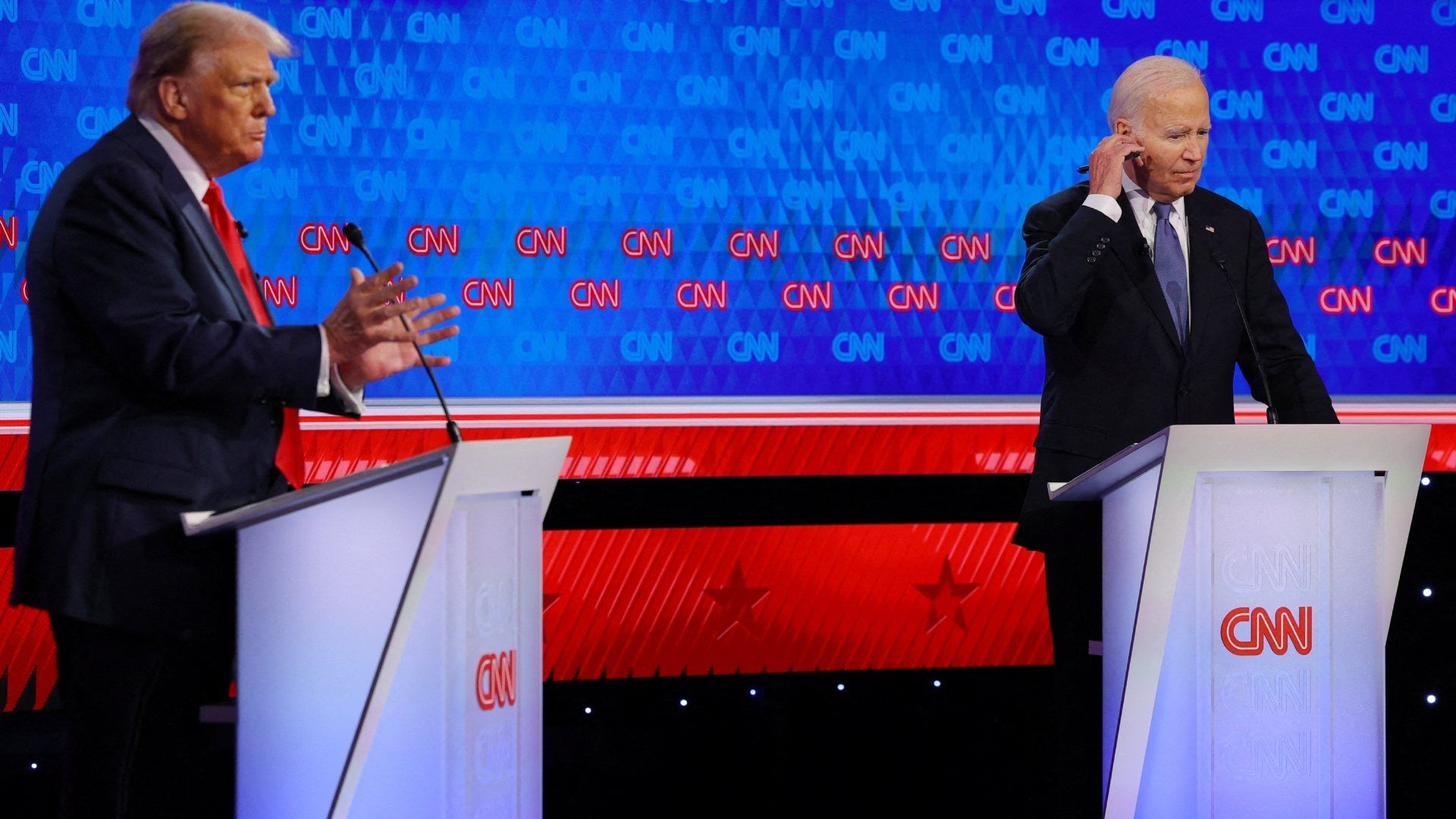 Donald Trump y Joe Biden se enfrentan en primer debate presidencial