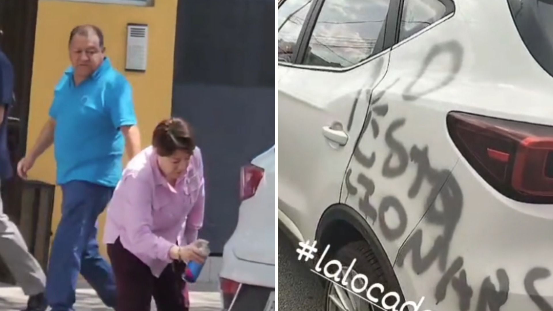 ¿Buenos Vecinos? Mujer Graffitea Camioneta que Estacionaron Frente a su Casa