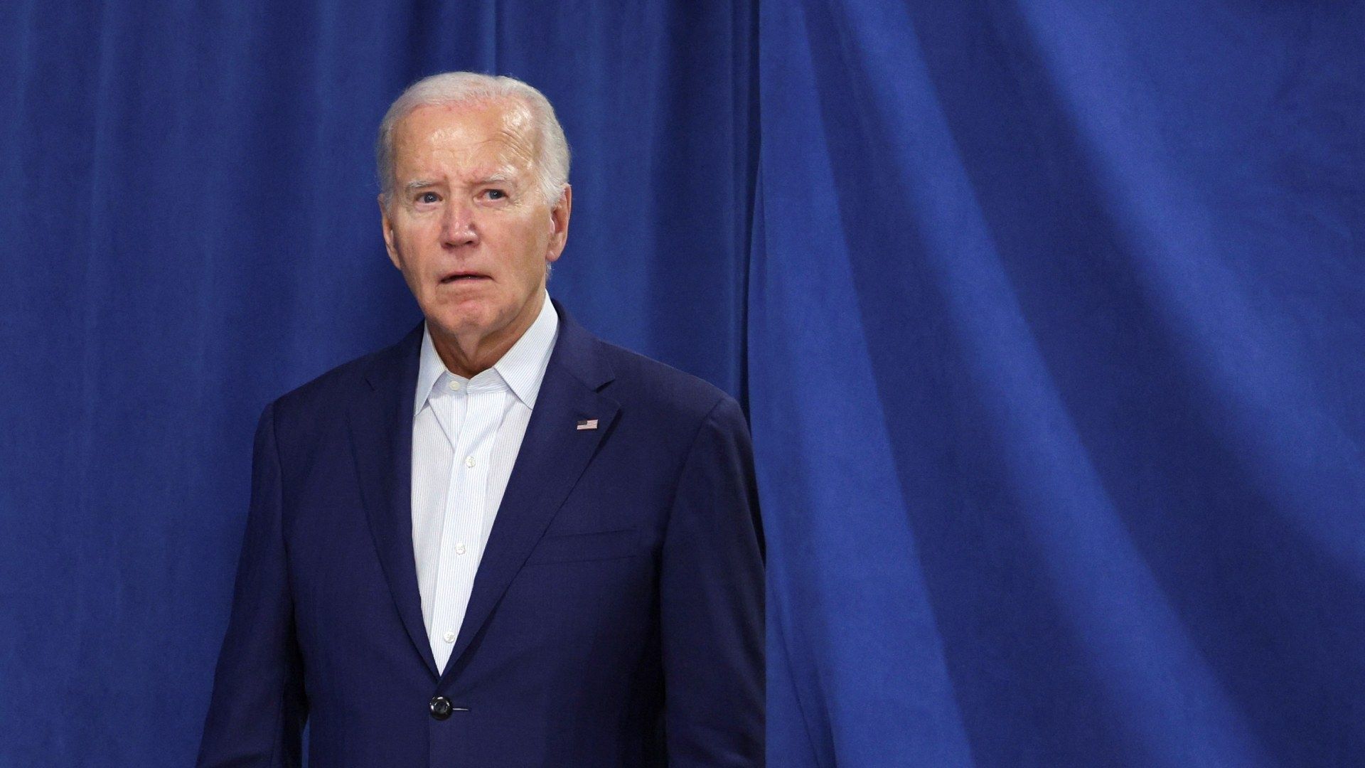 Joe Biden en una conferencia en Delaware, en julio.