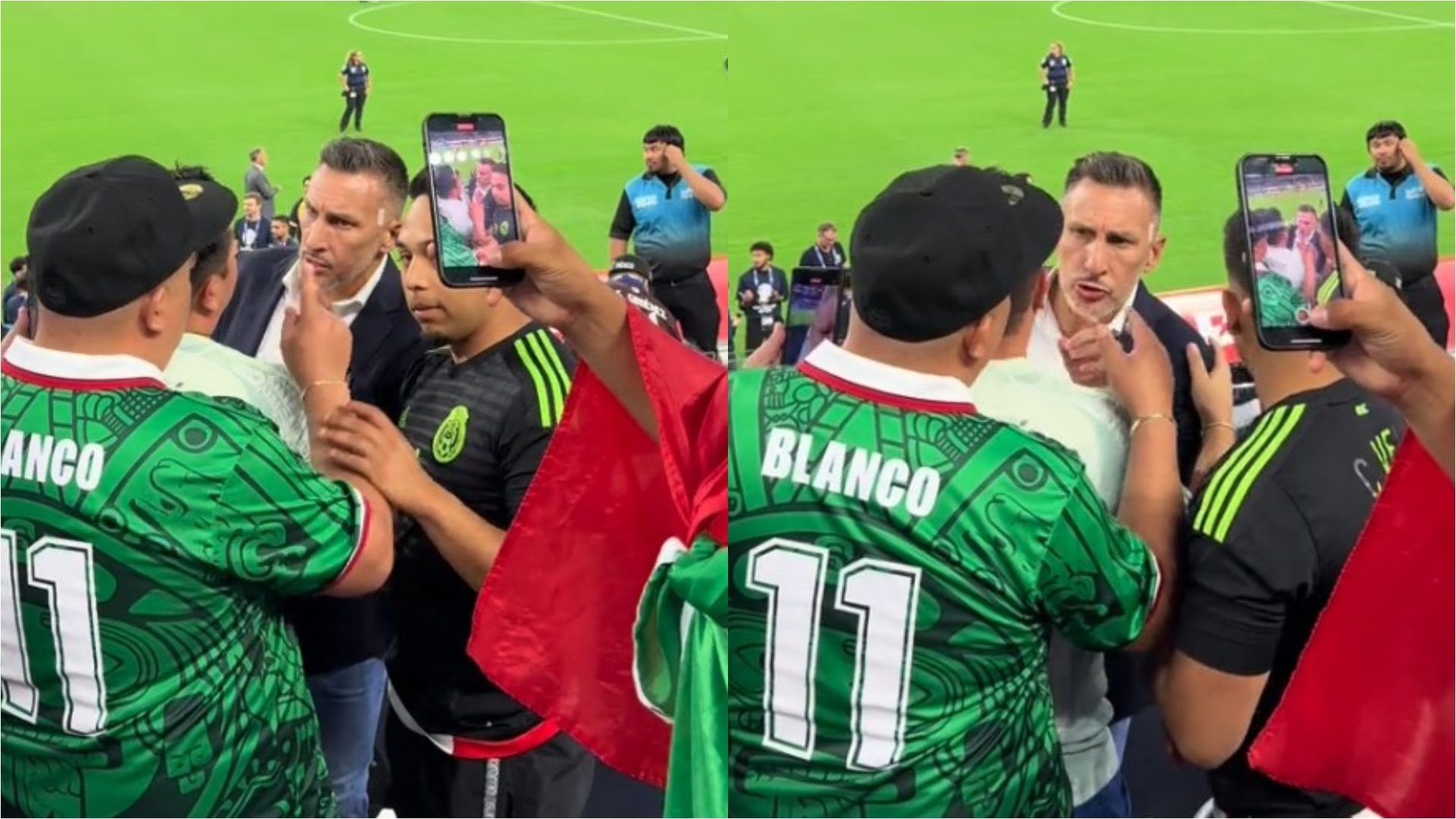 'Chaco' Giménez se encaró con un aficionado. Foto TikTok kikster8