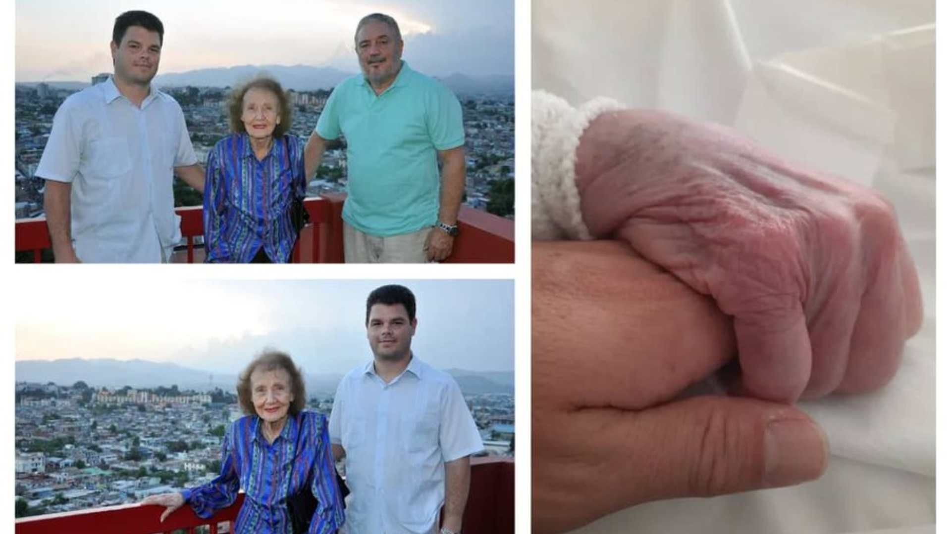 La familia le hizo un sentido adiós a la primera esposa de Fidel Castro. 