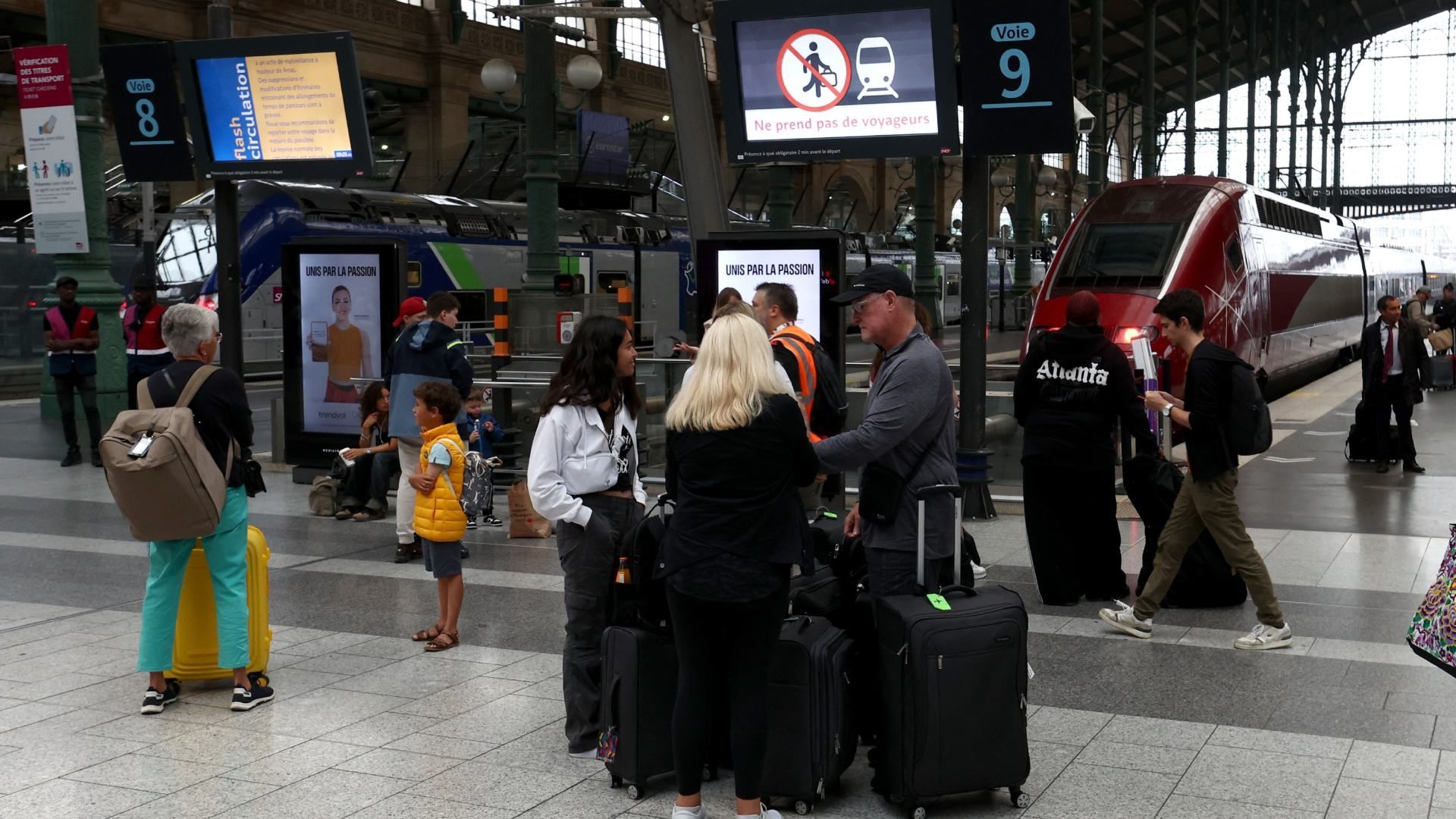 Juegos Olímpicos: Reportan 'Ataque Masivo' a Red Ferroviaria de Alta Velocidad de París