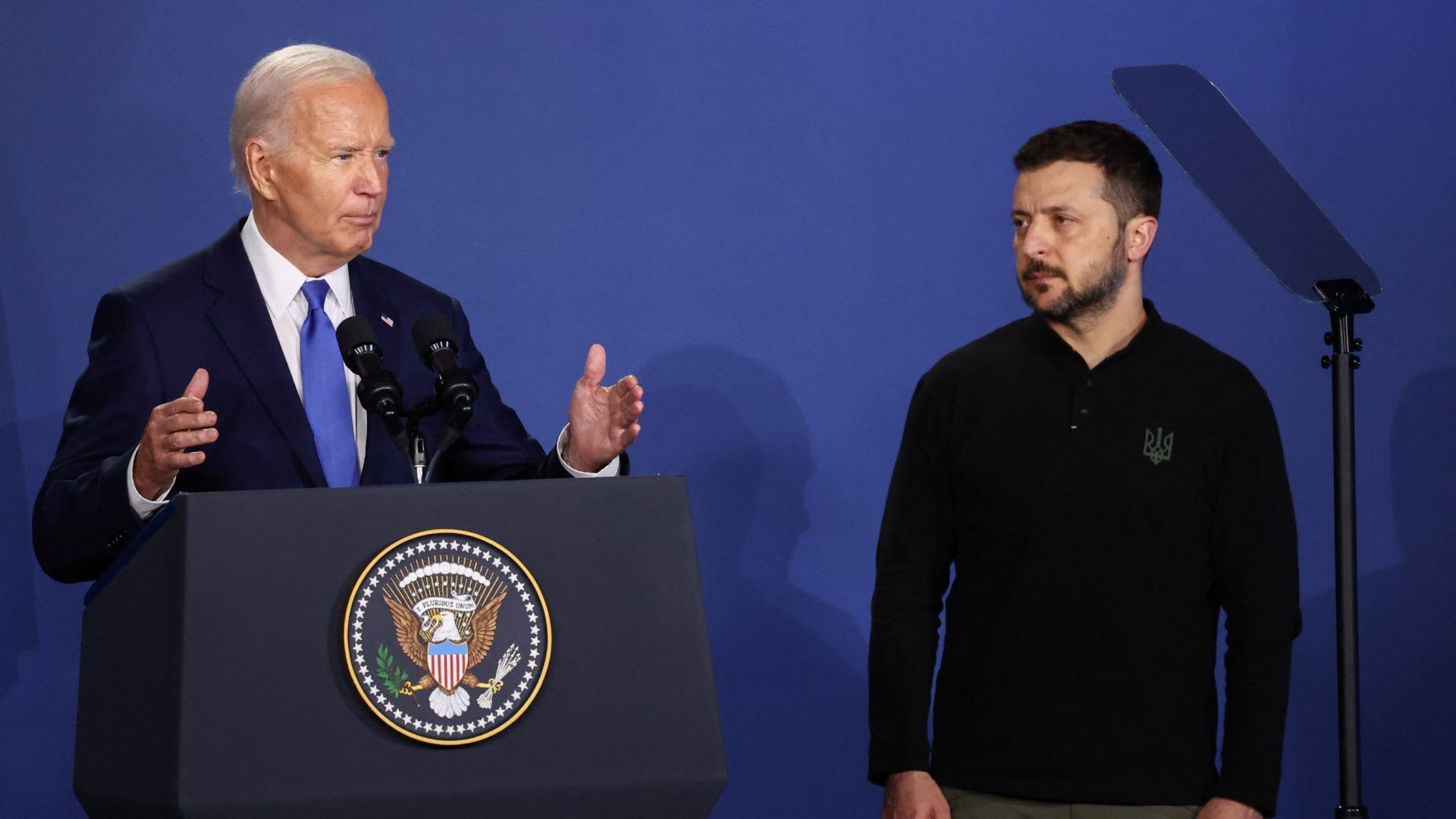 "Señoras y señores, el presidente Putin", dijo Biden refiriéndose a Zelenski antes de corregirse 