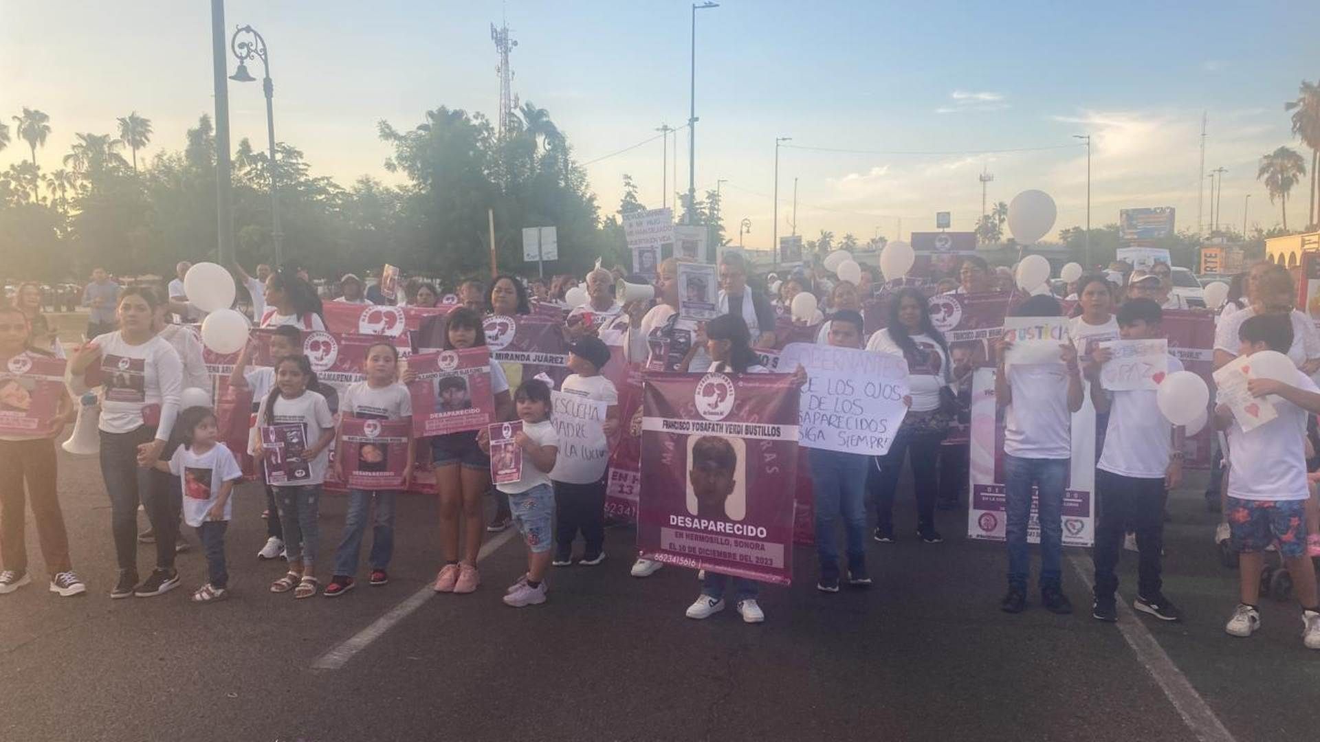 Colectivos de Búsqueda Realizaron Marcha por Desaparecidos en Sonora