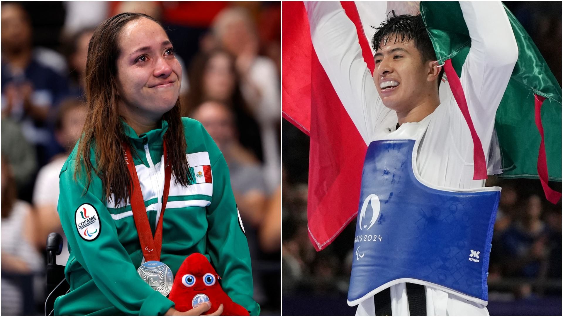 Haideé Aceves y Luis Nájera ganan medallas de platas México Juegos Paralímpicos París 2024