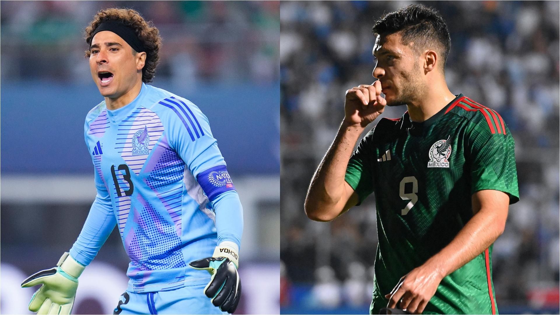 La última vez que Ochoa y Jiménez vieron acción con la Selección Mexicana fue en la pasada Nations League de Concacaf. Foto AP y AFP