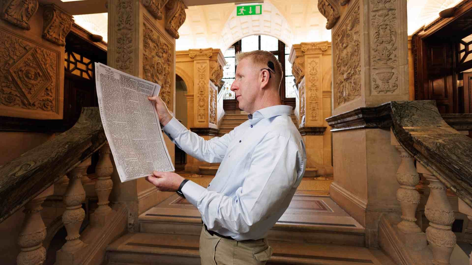 Aficionado de Bram Stoker descubrió el relato en una biblioteca de Dublín.