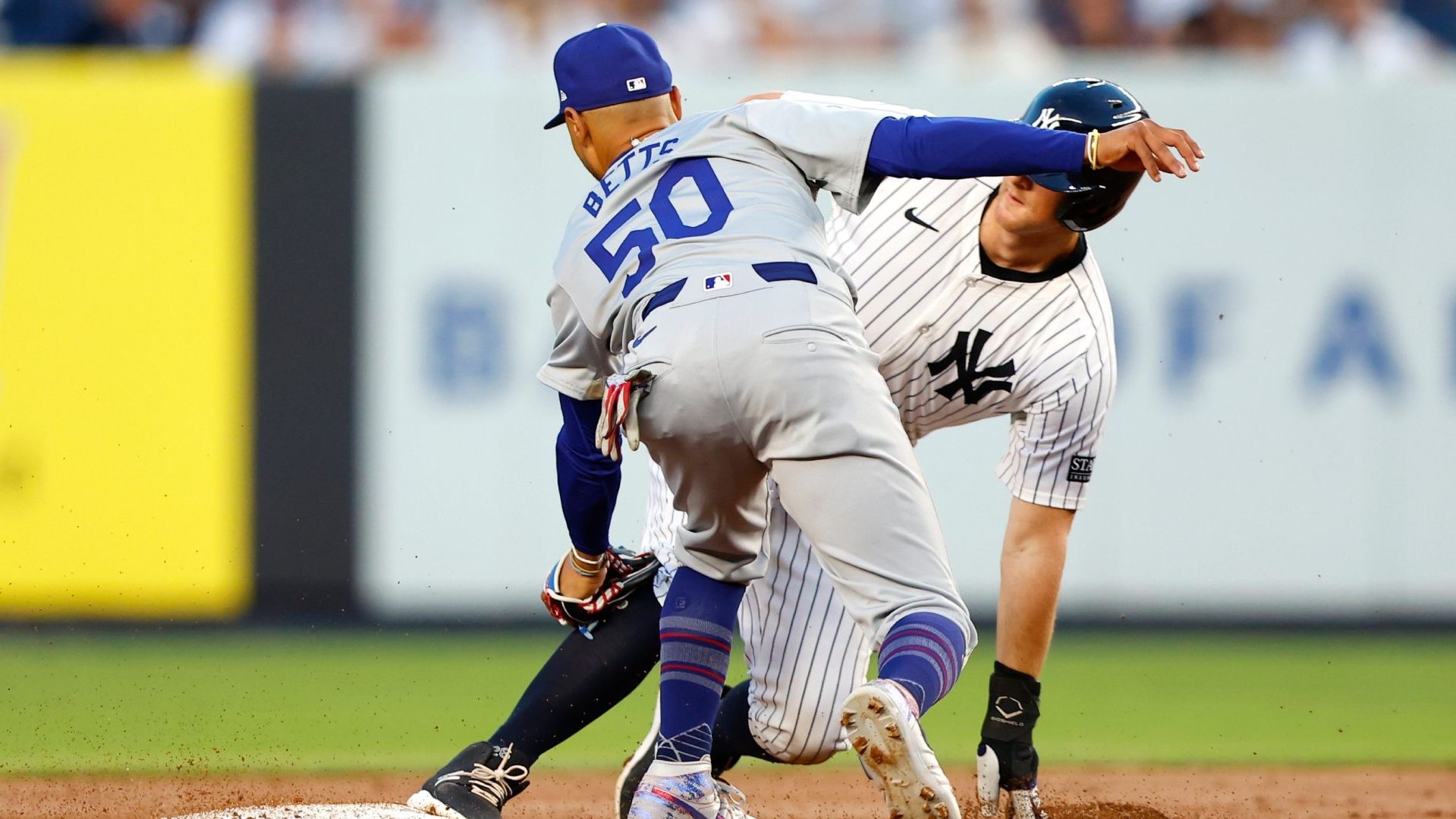 Yankees y Dodgers se enfrentaron por última vez el 9 de junio de 2024 con victoria de 6-4 del equipo neyorquino. Foto AP