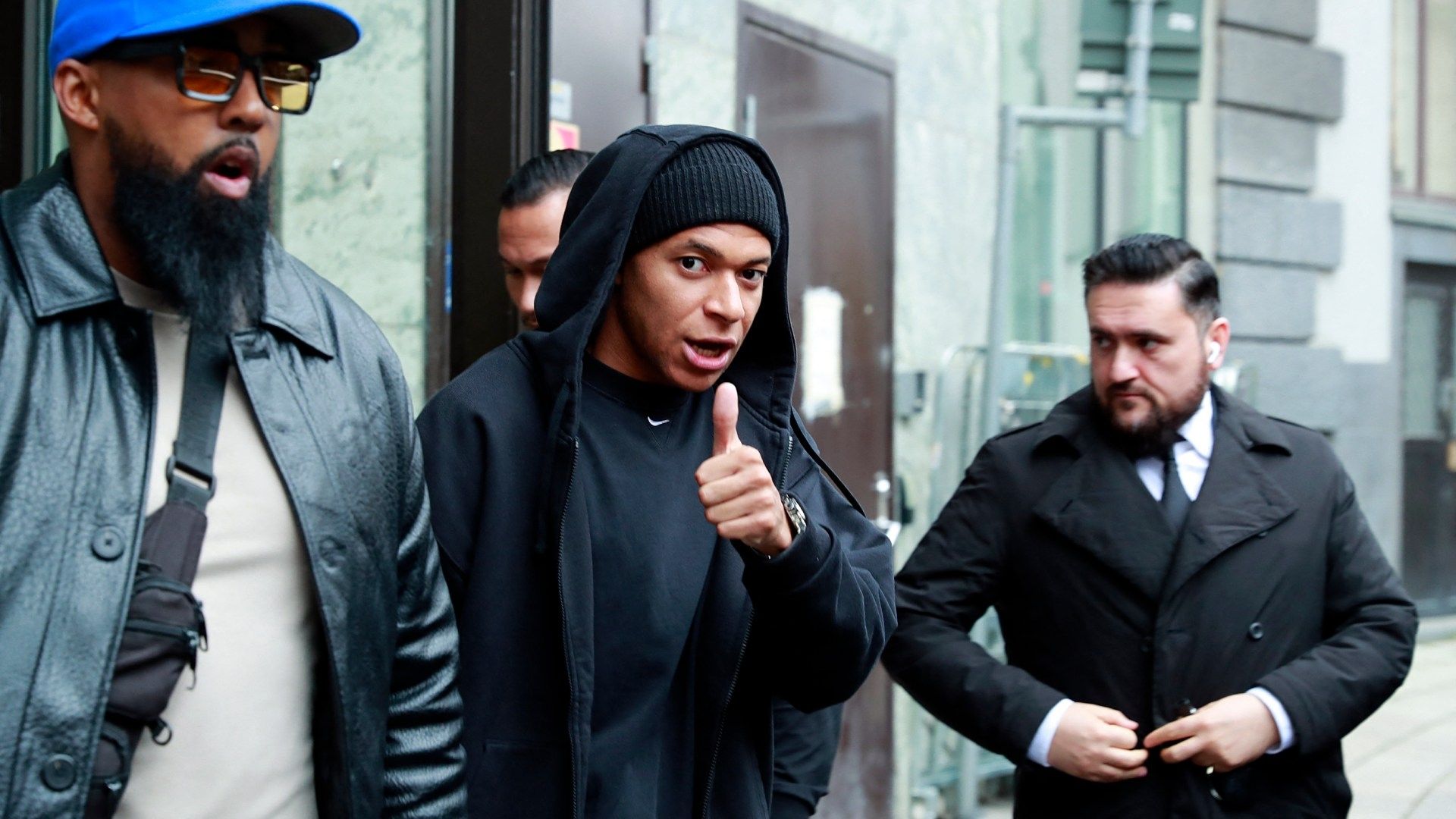 Mbappé estuvo hospedado en el hotel 'Bank' en Estocolmo. Foto AFP