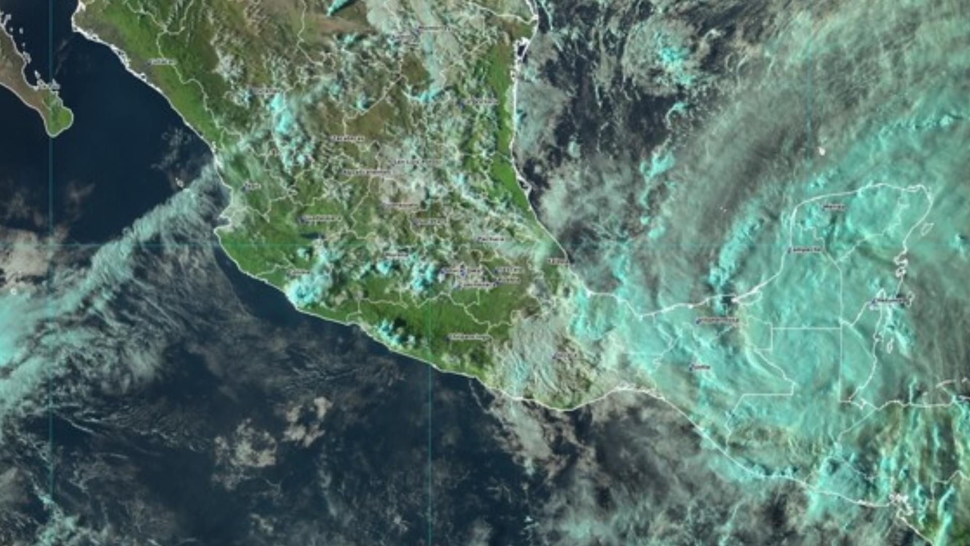 Se esperan lluvias torrenciales con acumulados de entre 150 a 250 mm en Quintana Roo, Campeche, Tabasco, Chiapas, el sur de Veracruz y el oriente de Oaxaca 