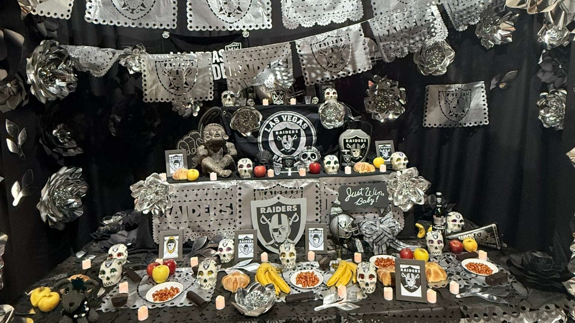 La ofrenda ganadora fue la de los Raiders. Foto NFL México