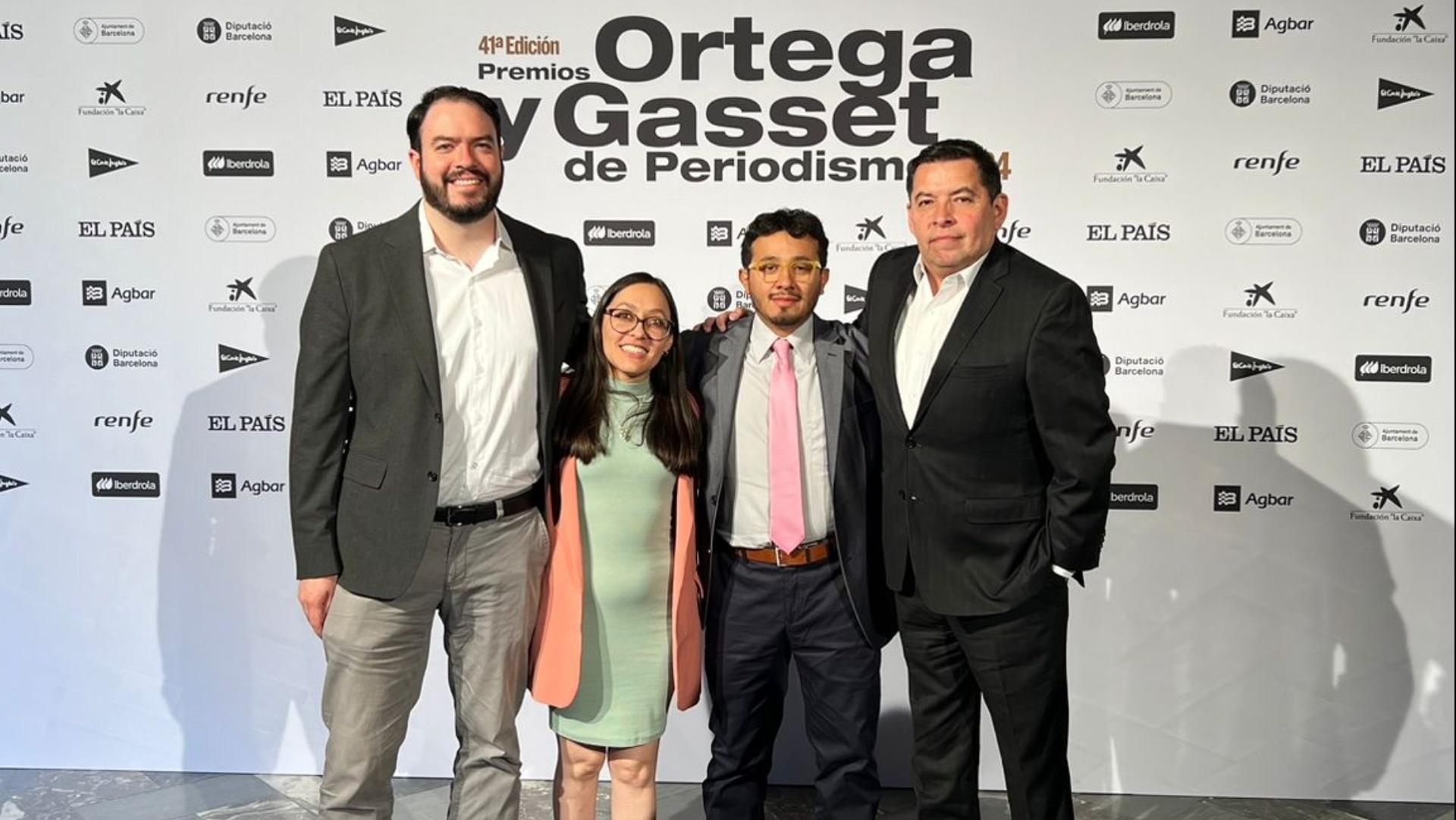 Foto: Periodistas de N+ Focus Reciben Premio Ortega y Gasset por ‘Ciudad sin Agua’