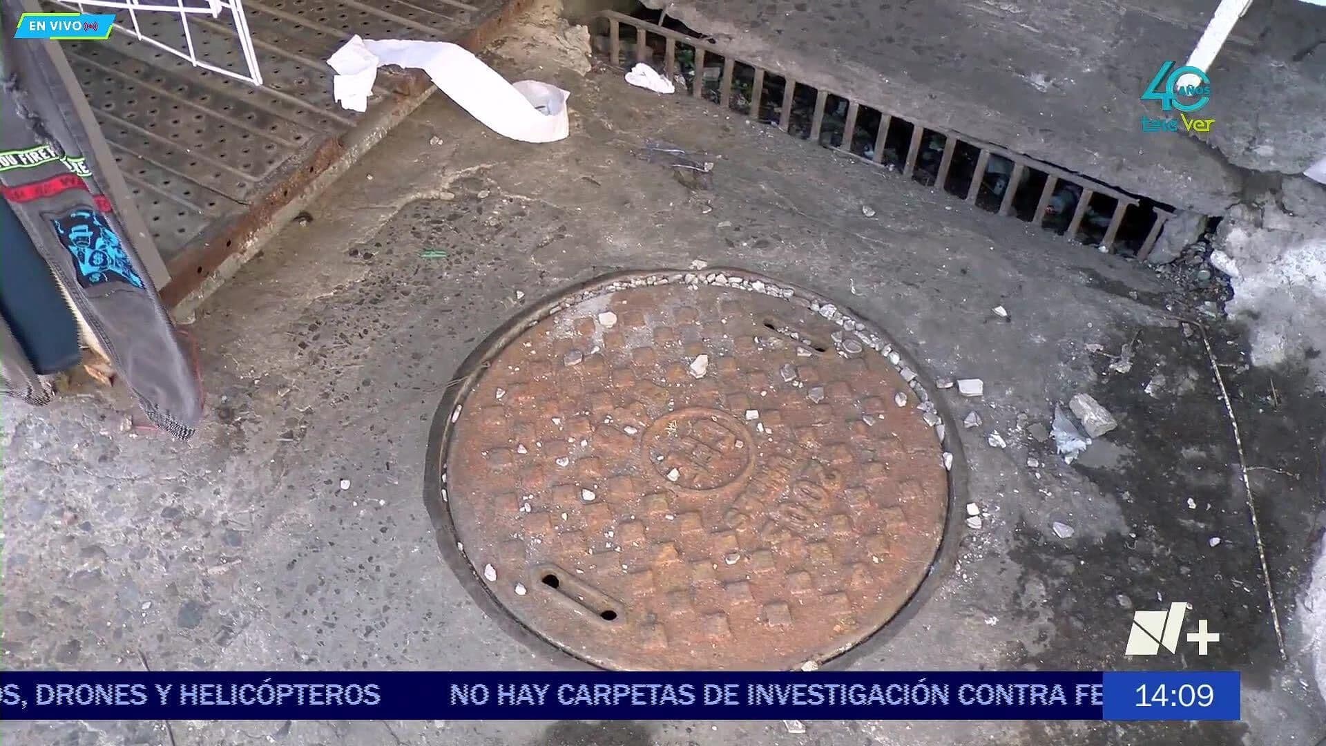 Cae un Adulto Mayor en Registro de CFE, en Zona de Mercados