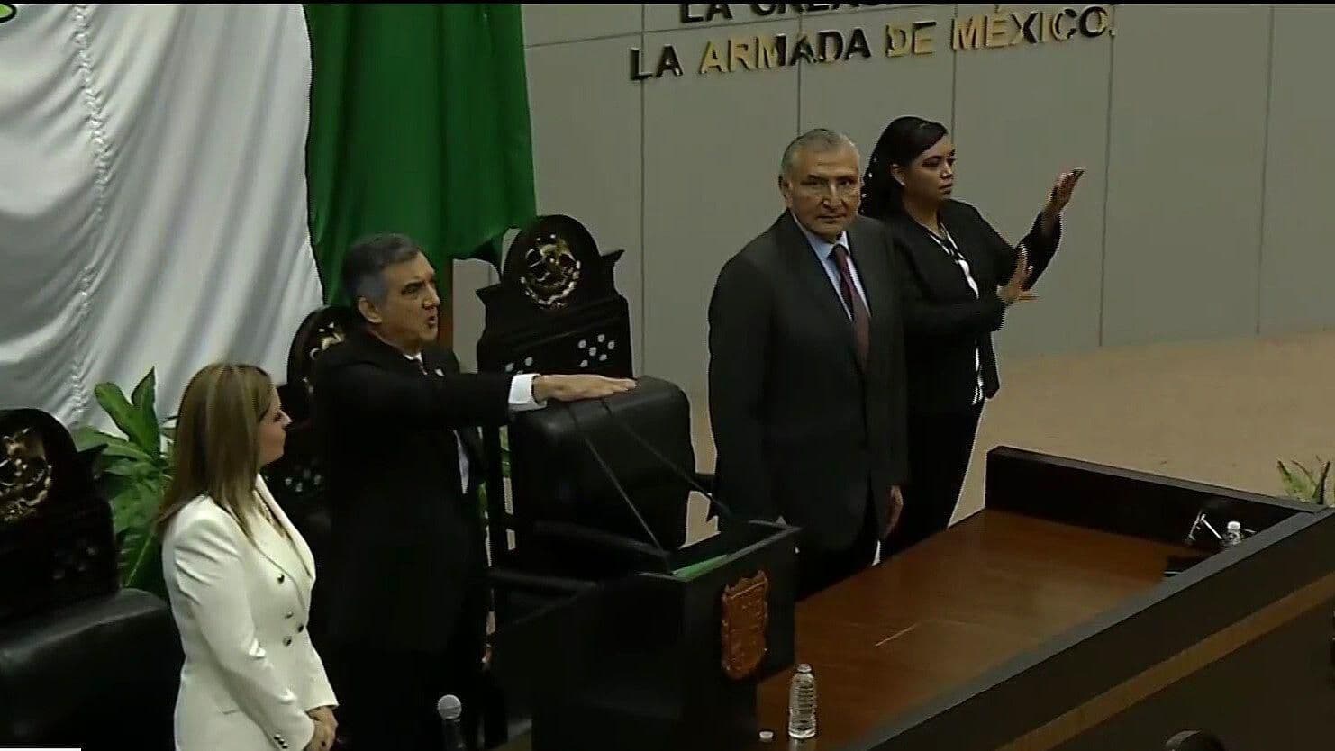 Américo Villarreal rinde protesta como gobernador de Tamaulipas