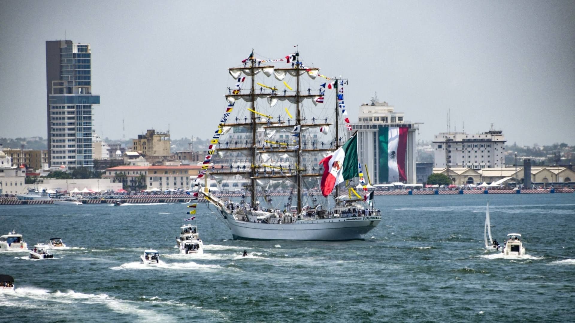 Llega el Buque Escuela Cuauhtémoc al Puerto de Veracruz; Horarios de Visita y Recorrido