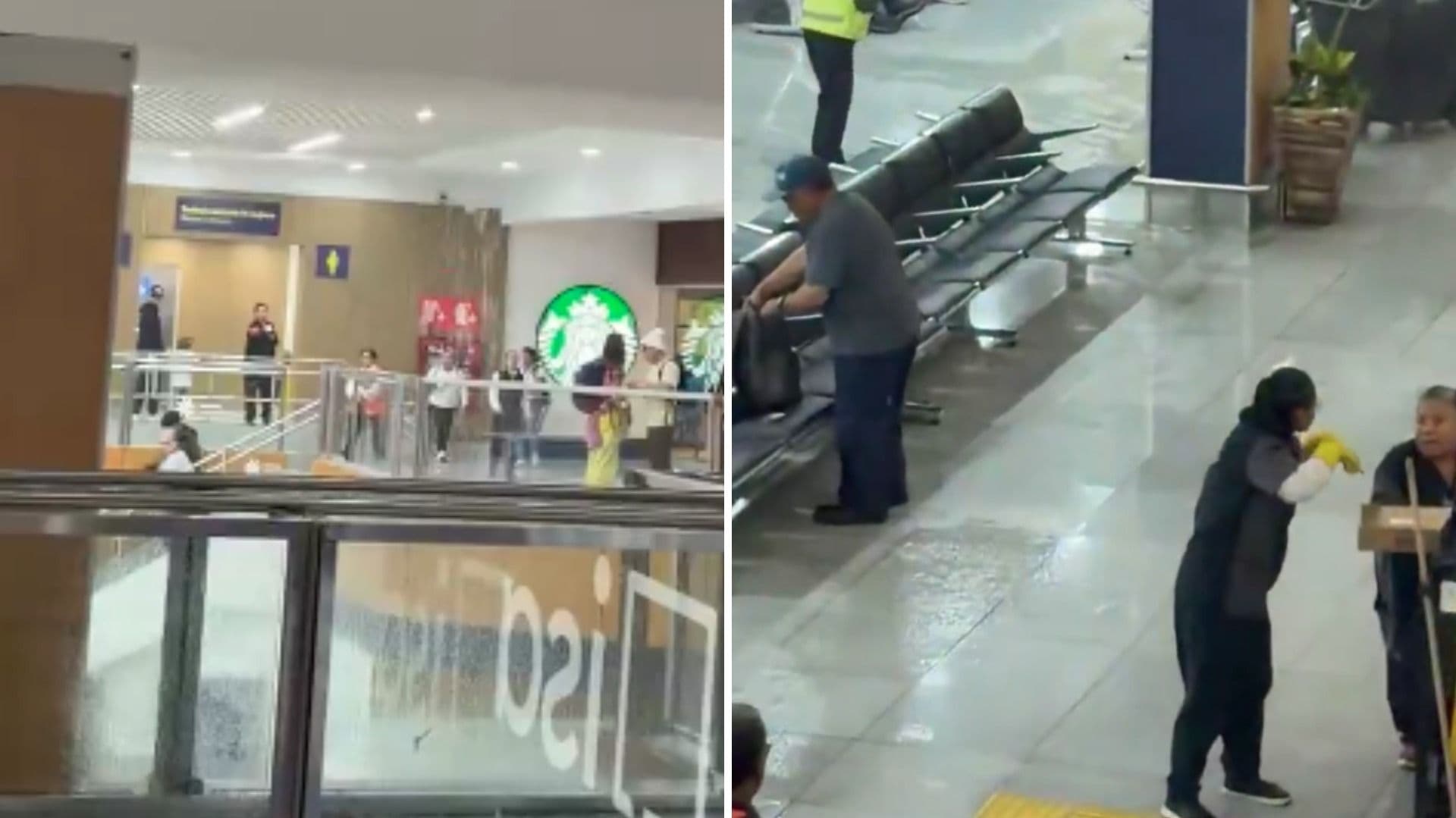 ¿Qué Pasó en el AICM Hoy? Lluvia Ingresa a Terminal 1 del Aeropuerto de CDMX