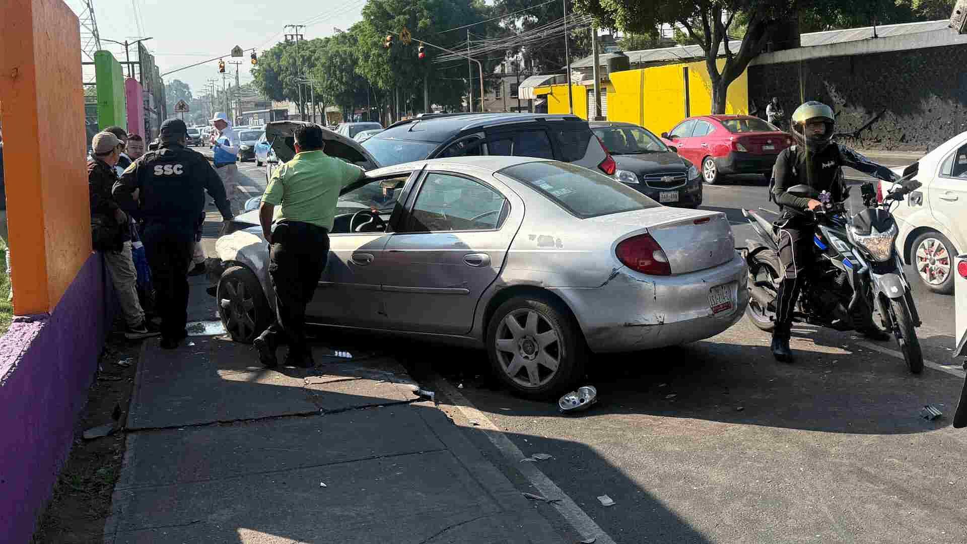Choque Múltiple en Iztapalapa Hoy; Esto Pasó en Eje 6 Sur