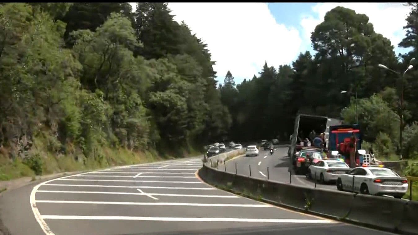 Reabren la México-Toluca tras Fuerte Accidente