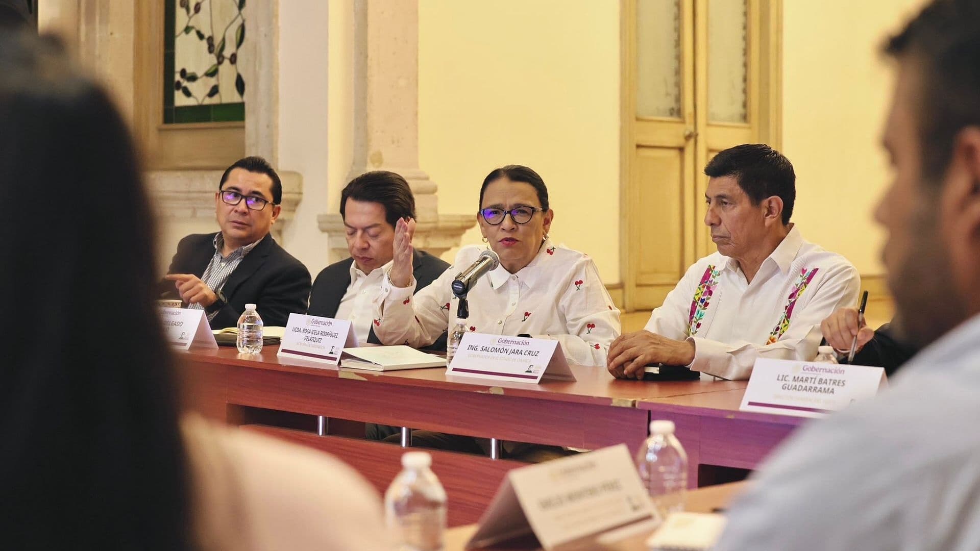 Rosa Icela Rodríguez, ISSSTE y SEP Mantienen Nueva Reunión con Maestros de la CNTE