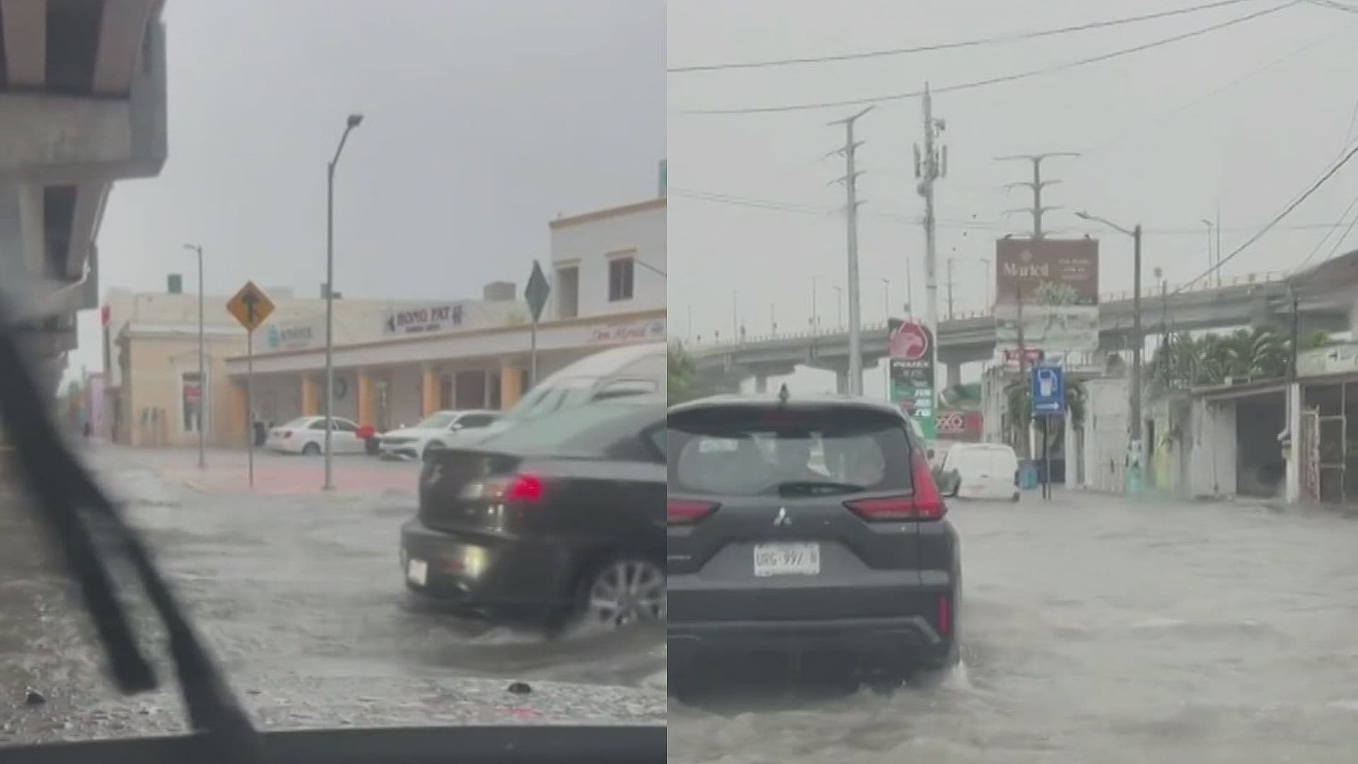 VIDEO: Fuertes Lluvias Causan Afectaciones en Progreso, Yucatán