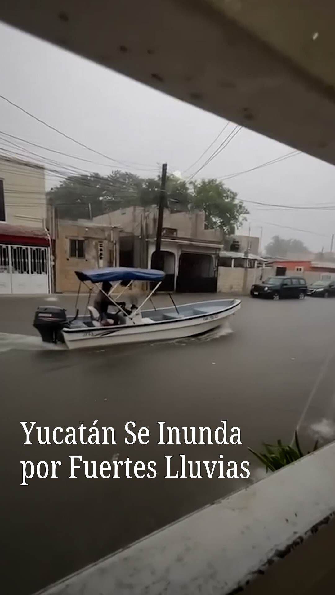 Yucatán Se Inunda por Fuertes Lluvias