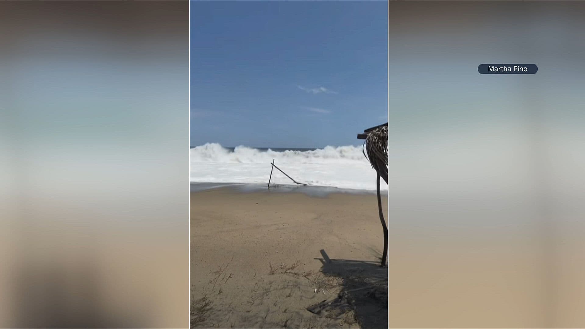 Olas de Mar de Fondo Se Meten a Restaurante, Arrastran Mesas y Causan Daños en Acapulco