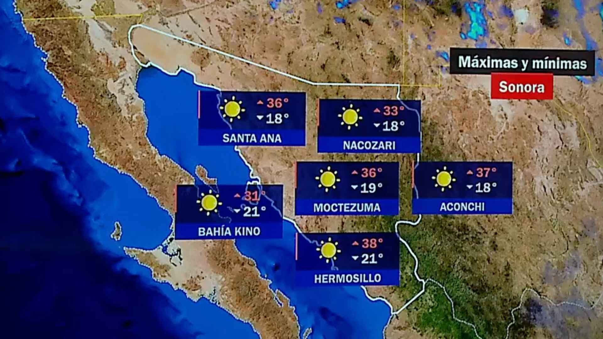 Clima en Sonora: Pronóstico de Hoy Martes 2 de Junio del 2026