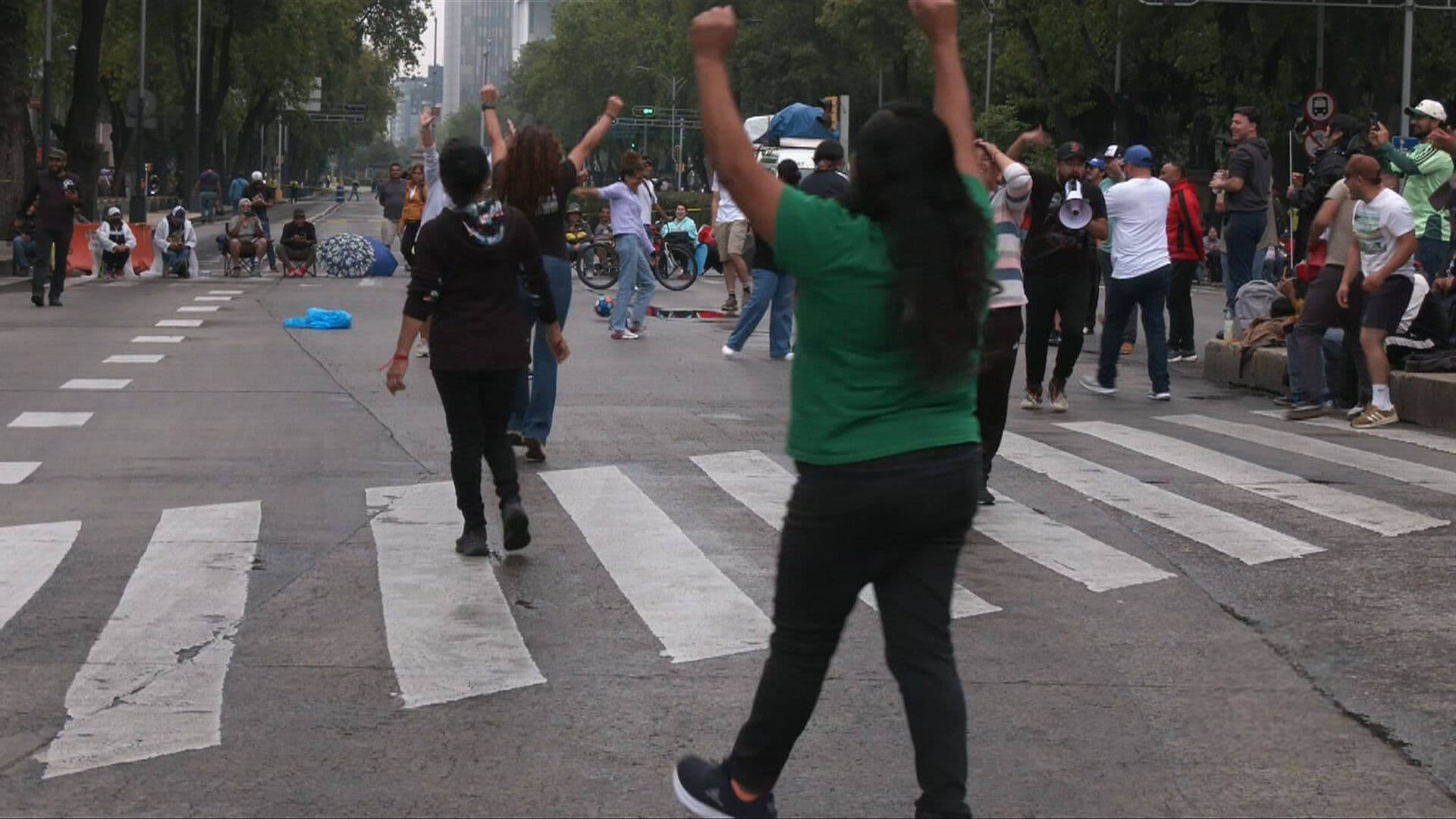 En el Día 12 de Protestas, la CNTE Concentró Sus Movilizaciones en Paseo de la Reforma