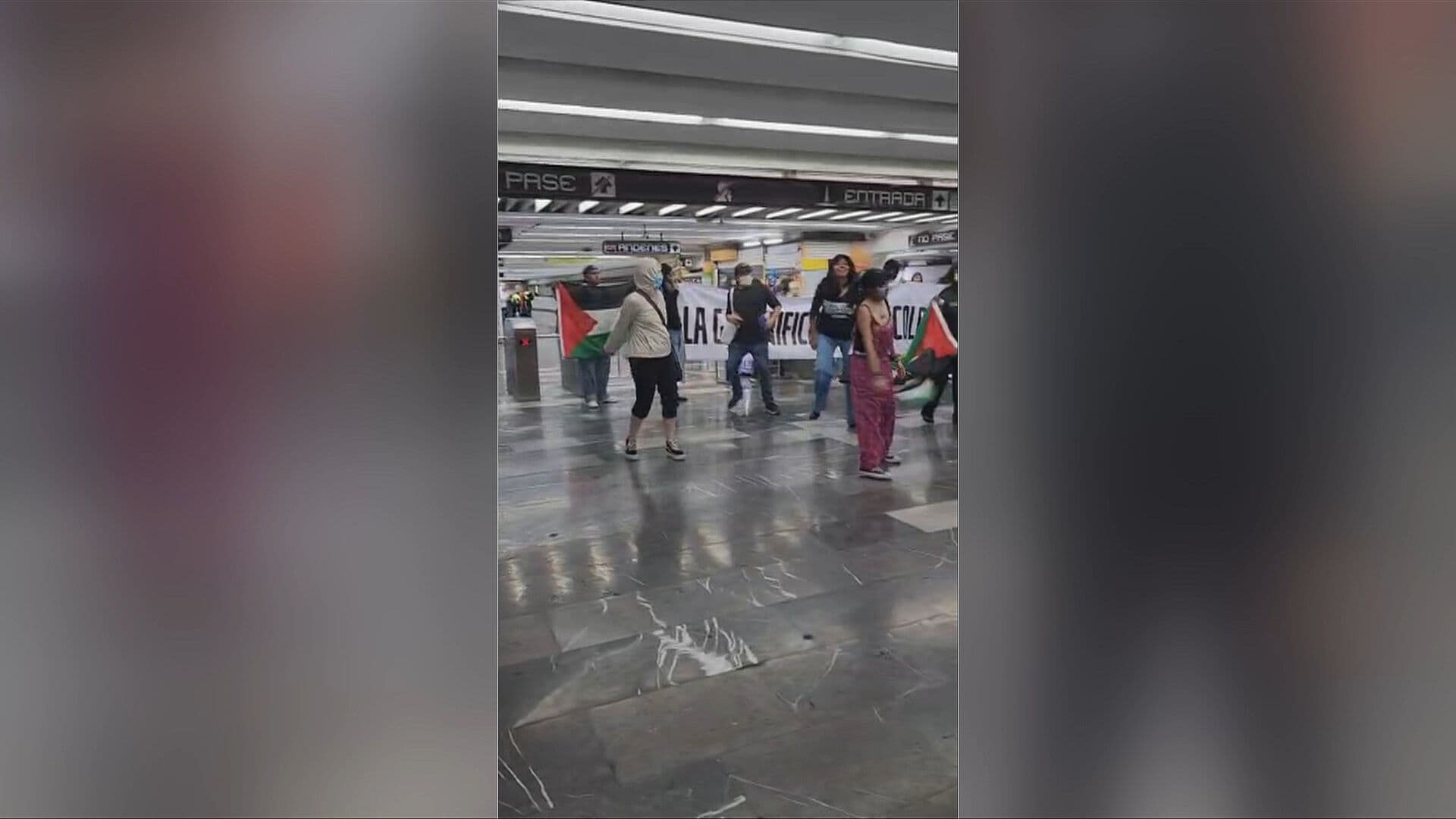 Manifestantes Permiten el Paso Libre a Usuarios en el Metro Chilpancingo; Sigue Abierto