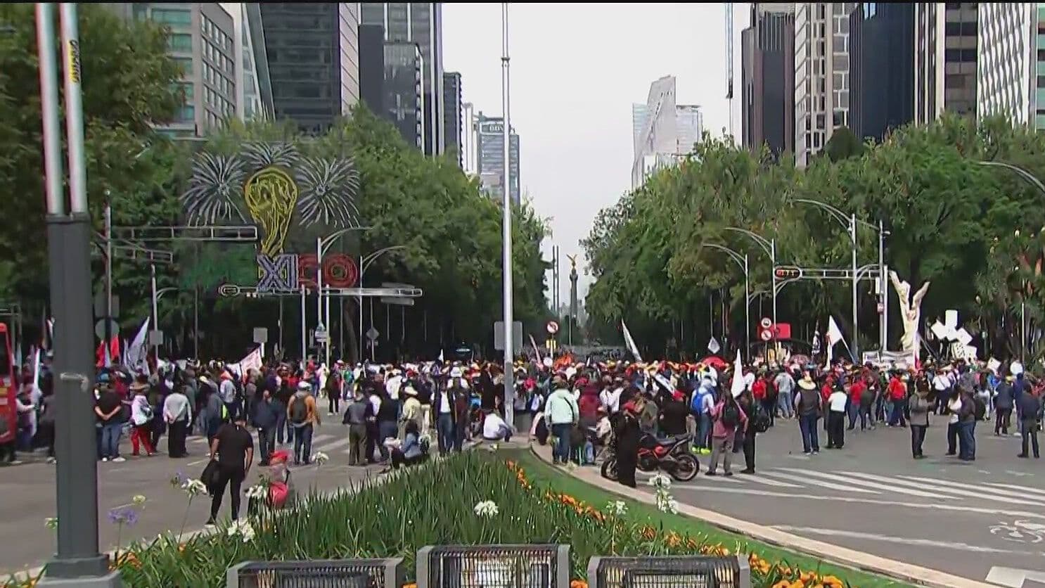 Bloqueo en Reforma e Insurgentes Hoy; Sevicio del Metrobús está Afectado