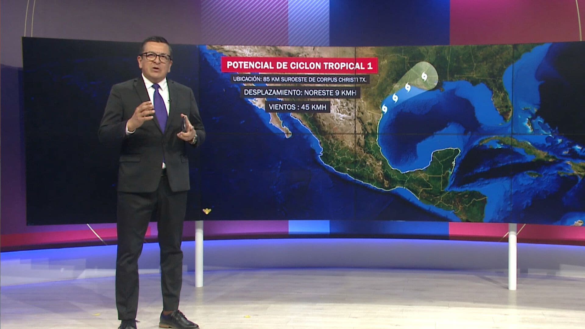 Formación de Potencial Ciclón Tropical #1 en Golfo de México; ¿Hacía Dónde se Dirige?