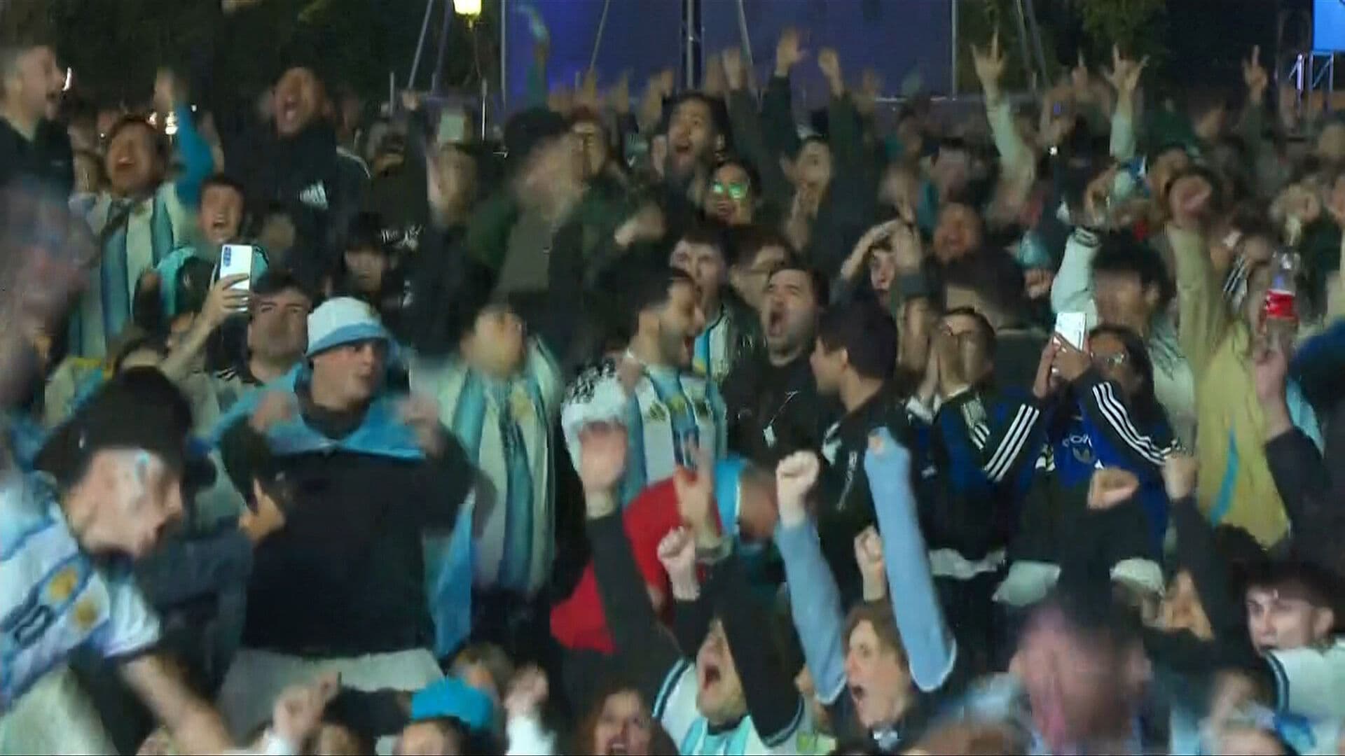 VIDEO: Así Se Vivió en Argentina el Festejo por el Primer Gol de Messi en el Mundial