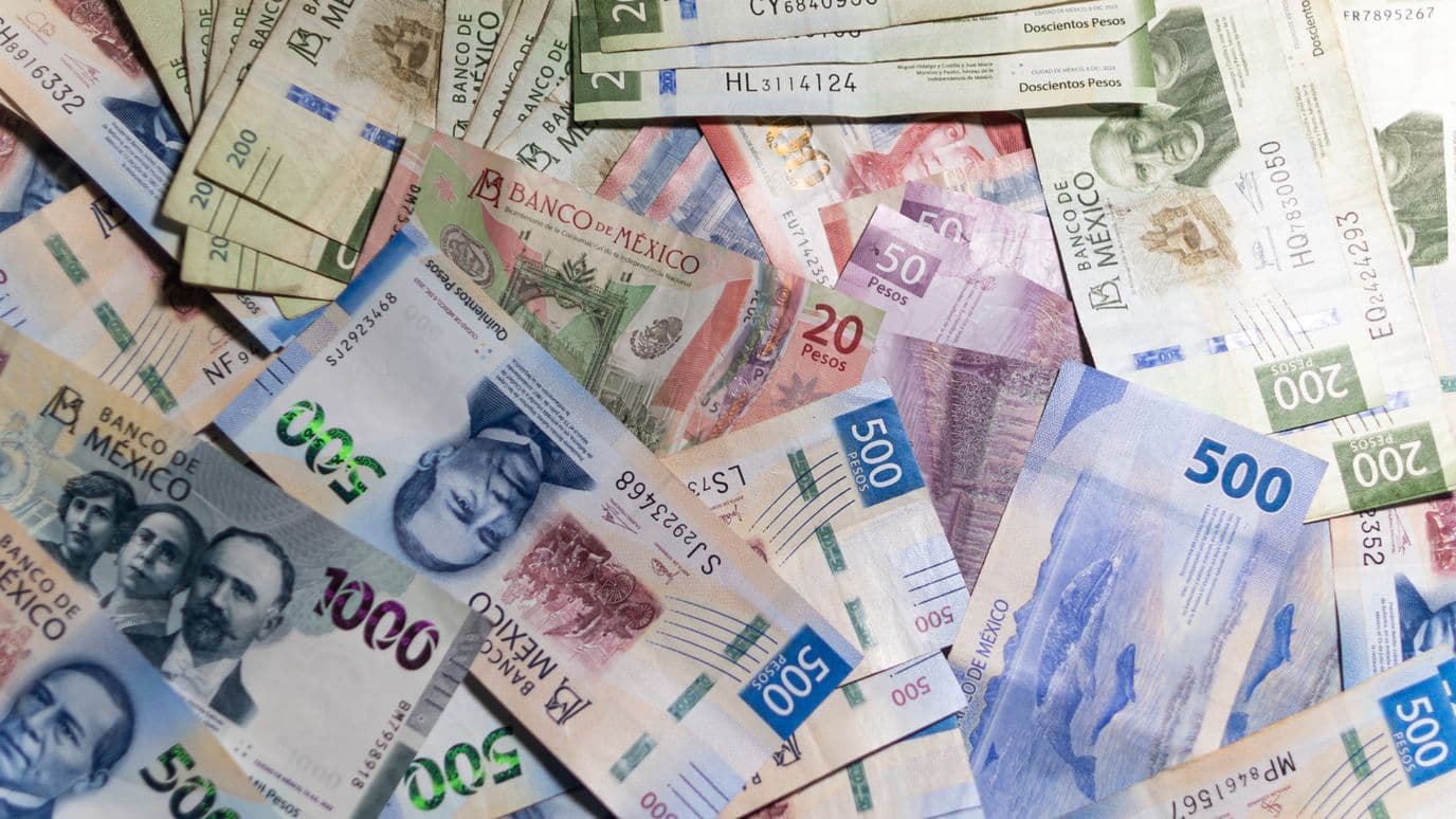 Billetes mexicanos de diferente denominación. Foto: N+