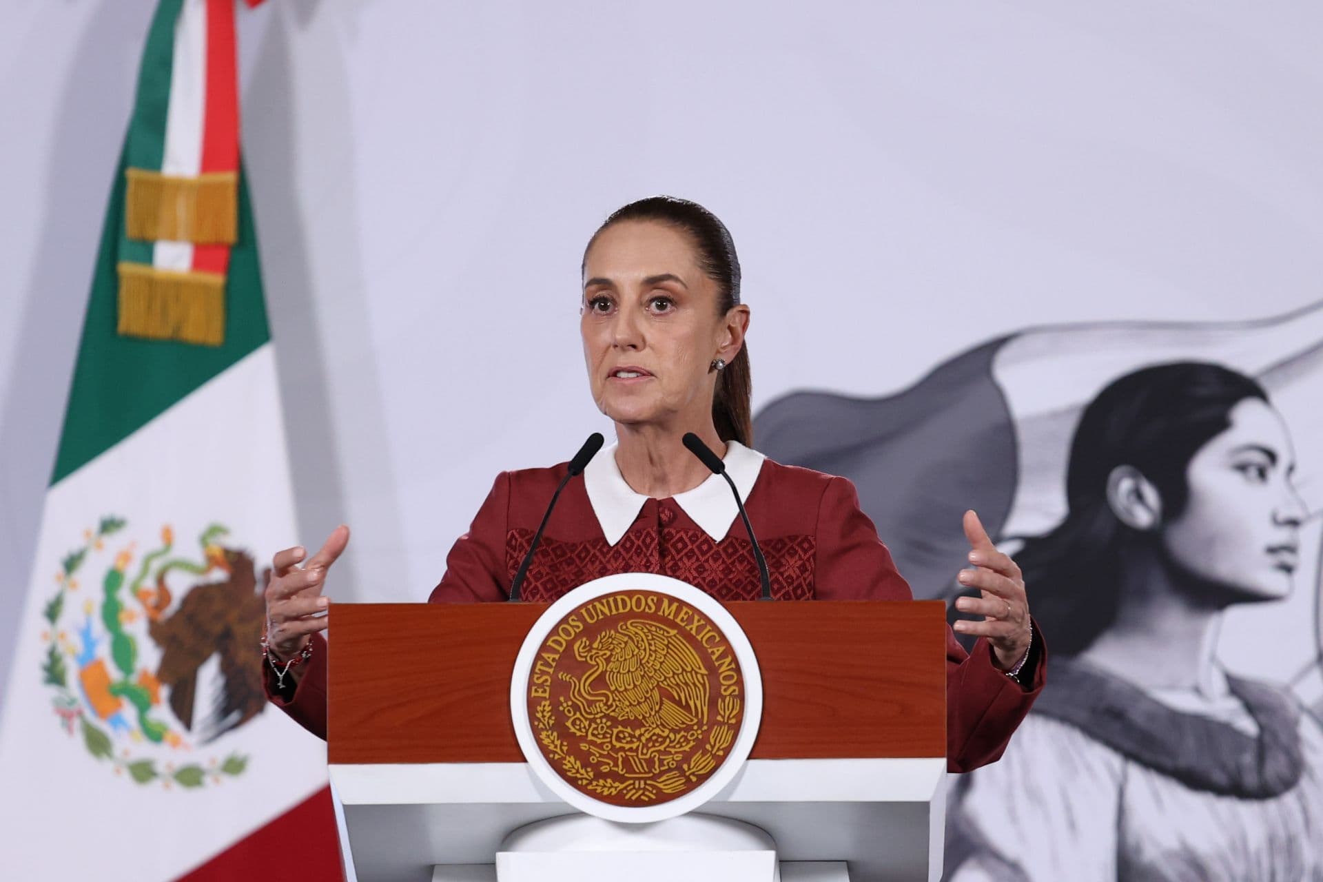 Sheinbaum Dice que Gobernadores de Sonora y Tamaulipas Tienen que Aclarar Retiro de Visa de EUA