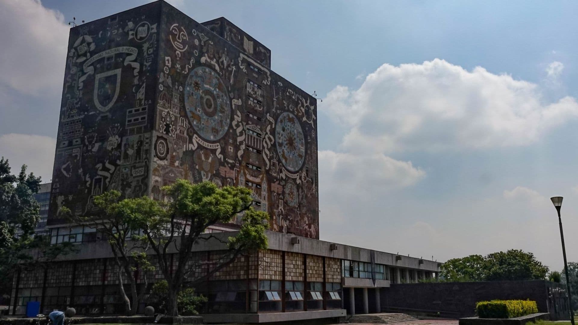 La Biblioteca Central de la Universidad Nacional Autónoma de México. Foto: Cuartoscuro