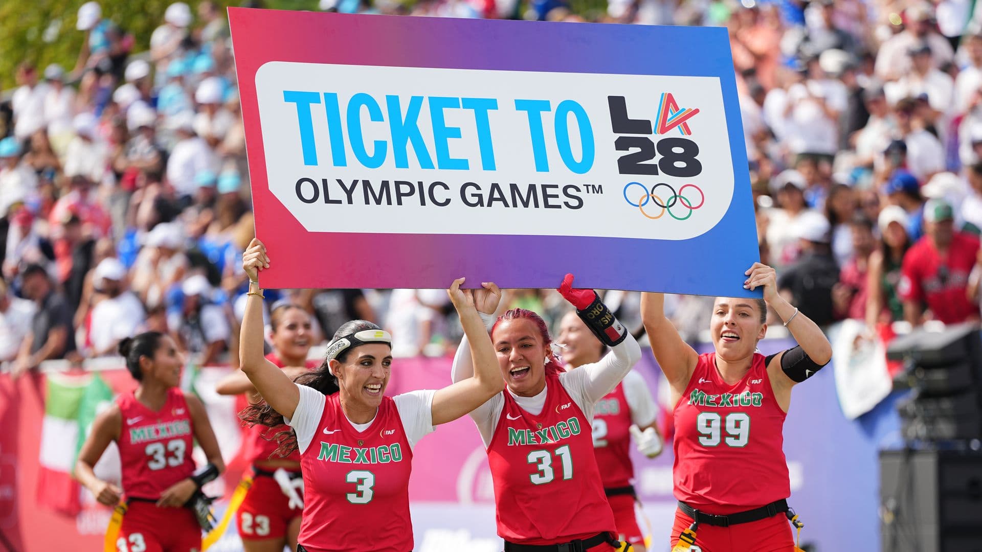 Mexicanas ganan tercer lugar en Mundial de Flag Football y consiguen boletos a los olímpicos 2028