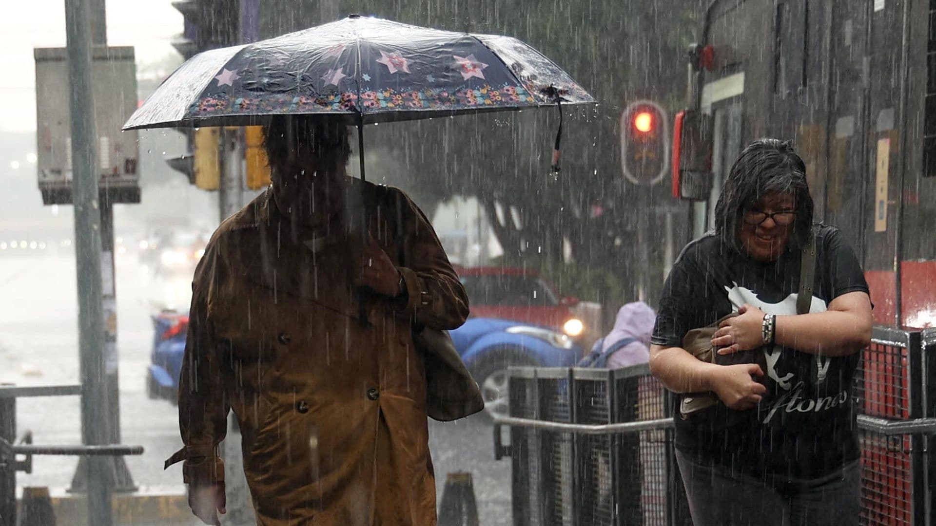 Lluvia fuerte en la Ciudad de México el 1 de octubre de 2026. Foto: Cuartoscuro