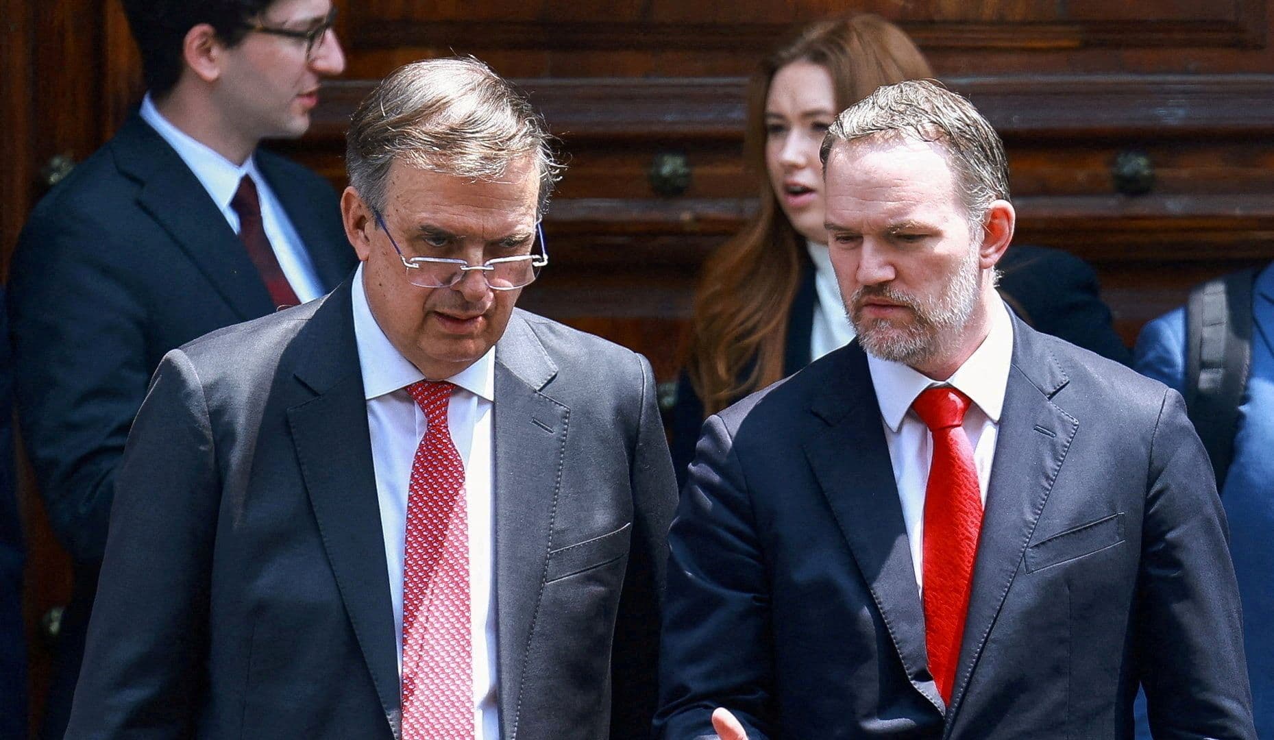 Marcelo Ebrard y Jamieson Greer